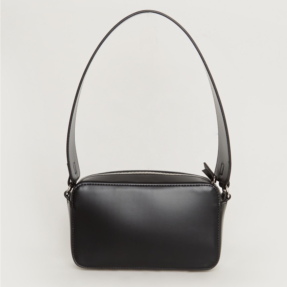 Oak + Fort Black Shoulder Purse